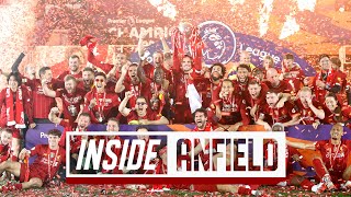 Inside Anfield UNSEEN footage from the Premier League trophy lift  Liverpool vs Chelsea [upl. by Oberstone]