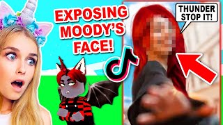 MOODYS FACE Was LEAKED By Her BROTHER On TIKTOK In Adopt Me Roblox [upl. by Paulette]