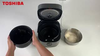 Cooking Low Sugar Rice Using Toshiba Low Sugar MultiCooker [upl. by Hassett]