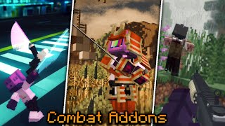 15 Minecraft PE AddonsMods with Incredible Combat [upl. by Mossberg355]