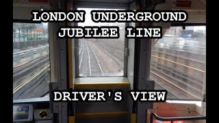 Drivers View of the London Underground Jubilee Line  CAMT057 [upl. by Thorley]