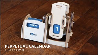 Perpetual Calendar From Kiwico Eureka Crate [upl. by Ecnahs]