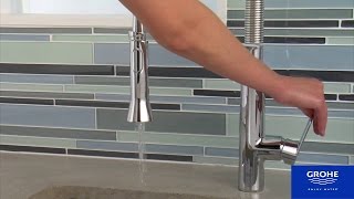 HOW TO INSTALL Kitchen Faucet amp Removal  Grohe K7 install [upl. by Creigh]