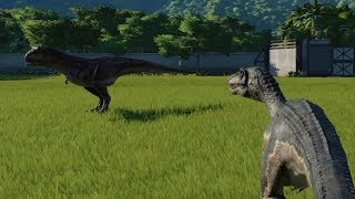 Carnotaurus VS Baryonyx  Jurassic World Evolution [upl. by Justis]