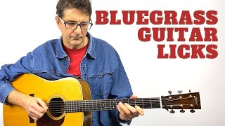 BLUEGRASS LEAD GUITAR LICKS [upl. by Karame]