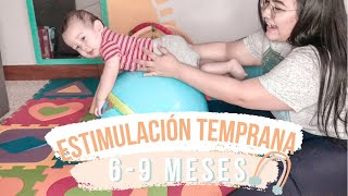 EJERCICIOS PARA BEBÉS DE 6 A 9 MESES  ESTIMULACIÓN TEMPRANA 🧸 [upl. by Lyndsey]