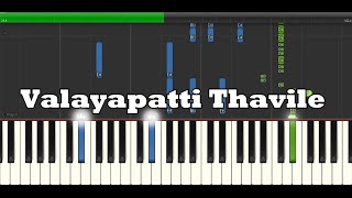 Valayapatti Thavile  Azhagiya Tamil Magan  Piano Tutorial  Sreyas MJ [upl. by Irrehs214]