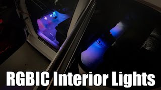 Installing Bluetooth RGBIC Interior LED Lights from Govee [upl. by Doowyah433]