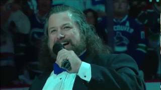 Mark Donnelly performs Canadian Anthem prior to Game 7 61511 [upl. by Kenna261]