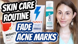 SKIN CARE ROUTINE for fading POST ACNE MARKS Dr Dray [upl. by Giguere]