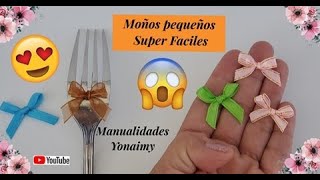 2 MANERAS SUPER 😲 FACILES DE HACER 🎀 MOÑOS PEQUEÑOS PERFECTOS 🎀 [upl. by Masuh]