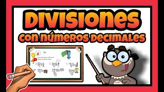 🔴 Como hacer DIVISIONES con DECIMALES PARA NIÑOS [upl. by Pietro]