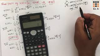 DSP6 Problem on Inverse Discrete Fourier Transform IDFT  EC Academy [upl. by Baun811]