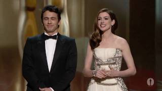 James Franco and Anne Hathaway host the Oscars® [upl. by Allerbag]