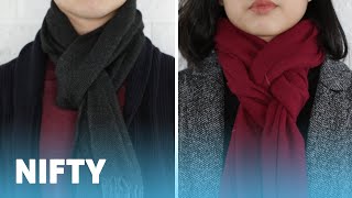 9 Classy Ways To Wear A Winter Scarf [upl. by Baldwin]