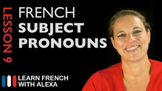 French Subject Pronouns French Essentials Lesson 9 [upl. by Eli]