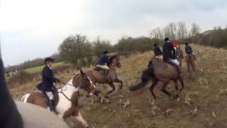 The Ledbury Hunt Manor Farm 10th February 2017 [upl. by Ly858]