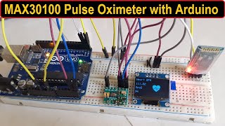 Blood Oxygen amp Heart Rate Measurement with MAX3010002 Pulse Oximeter amp Arduino [upl. by Scarlett]