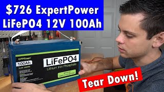 ExpertPower 12V 100Ah LiFePO4 Battery Tear Down [upl. by Ihab574]