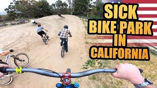 SICK BIKE PARK IN CALIFORNIA  MTB FREERIDE SESSION [upl. by Dorian]