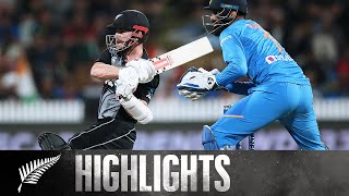 Williamson 95 off 48 Sharma Heroics  FULL HIGHLIGHTS  BLACKCAPS v India  3rd T20 2020 [upl. by Pooi]