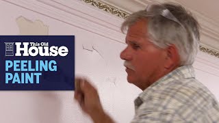 How to Remove Peeling Paint  This Old House [upl. by Nosila]