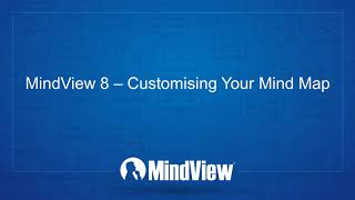 MindView 8  Customizing Your Mind Map [upl. by Harrod583]