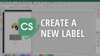 How to Create a New Label with CODESOFT [upl. by Pauline]