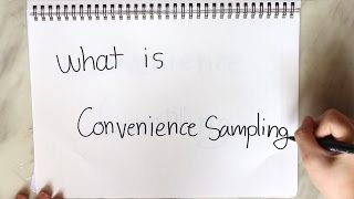 Convenience Sampling  Statistics Class [upl. by Licko]