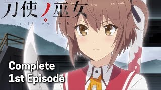 Katana Maidens Toji No Miko Episode 1  The Point of a Sword [upl. by Asserrac236]