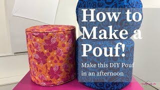 How To Make A Pouf [upl. by Malik770]