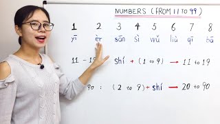 Counting from 11 to 99 in Mandarin Chinese  Beginner Lesson 8  HSK 1 [upl. by Elyrpa]