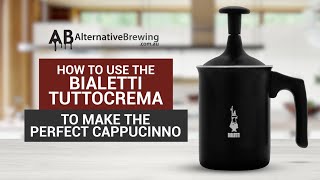 How to Use the Bialetti Tuttocrema Milk Frother [upl. by Lorry844]