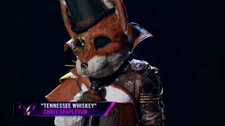 Masked singer fox preform Tennessee whiskey [upl. by Nawram]