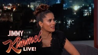 Salma Hayek Prefers Cursing in Spanish [upl. by Kcirdde]