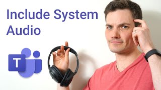 How to include System Audio when Screen Sharing in Microsoft Teams [upl. by Dalury]