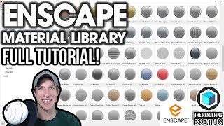 How to Use the NEW Enscape Material Library and Editor [upl. by Zenas821]