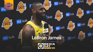 Lakers Media Day 2023  LeBron James Press Conference [upl. by Boudreaux]