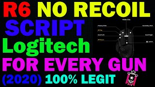 Rainbow Six No Recoil Script Logitech EZ [upl. by Sesom]