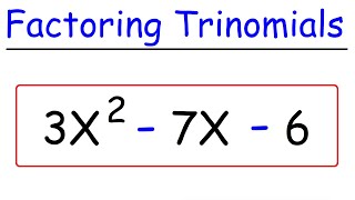 Factoring Trinomials  Quick amp Simple [upl. by Aiblis]