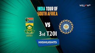 Highlights 3rd T20I South Africa vs India  3rd T20I  SA vs IND [upl. by Eirak]