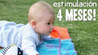 Actividades Bebé 4 meses  Estimulación Temprana [upl. by Herc]