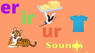 ESL Learning Phonics I RControlled Vowels I er ir ur abcd phonics [upl. by Itaws]