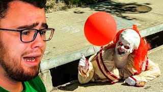 Reacting to PENNYWISE but IN REAL LIFE [upl. by Audre]