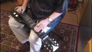 Sand  Hawaiian Style Lap Steel Guitar [upl. by Lyrrad]