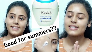 Ponds moisturising cream  Ponds moisturising cold cream how to use it in summers  winters  Review [upl. by Brecher]