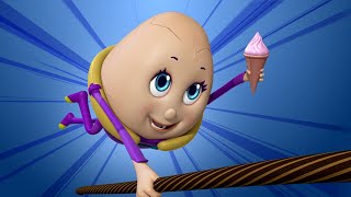 Humpty Dumpty Loves To Play amp Dance  Rhymes and Baby Songs  Infobells [upl. by Yoral]