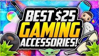 Top 10 BEST Gaming Setup Accessories UNDER 25 🎮 Best BUDGET Gaming Equipment For YOUTUBERS [upl. by Karlene871]