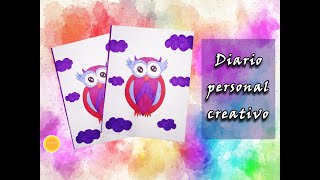 Como hacer un diario creativo y original [upl. by Dnalro147]