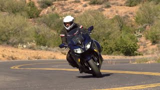 Yamaha FJR1300 First Ride Review at RevZillacom [upl. by Katheryn68]